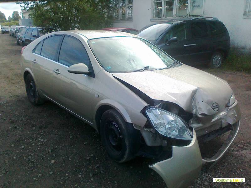 Dalimis - nissan primera 2003 1.8l 1769cm3 benzinas mechanin