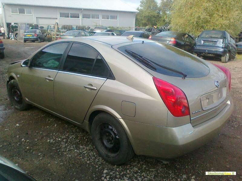 Dalimis - nissan primera 2003 1.8l 1769cm3 benzinas mechanin