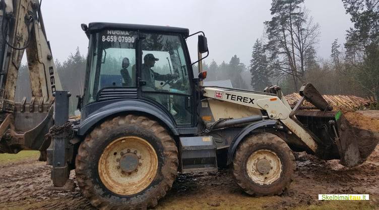 865907990, bobcat nuoma, žemės lyginimas