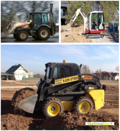 865907990, ekskavatoriaus nuoma vilniuje