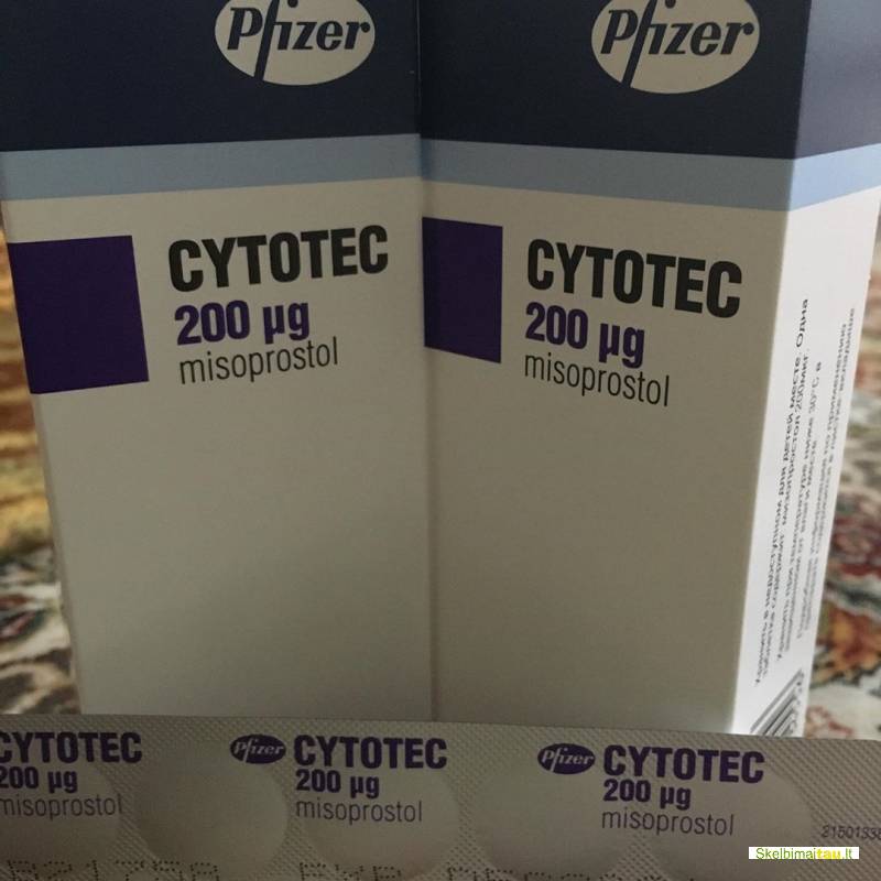 Cytotec misoprostol mifepristone