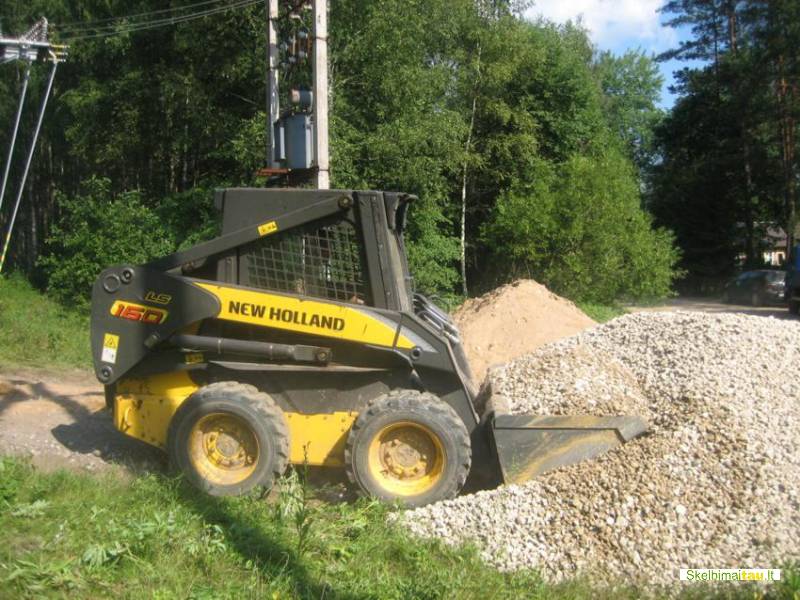 Ekskavatorių nuoma, bobcat nuoma