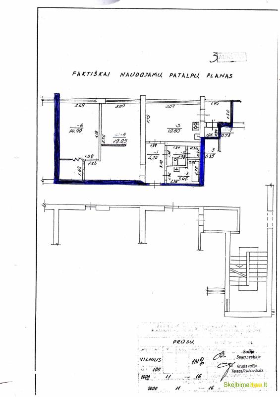 Gero išplanavimo 2k butas naujininkuose