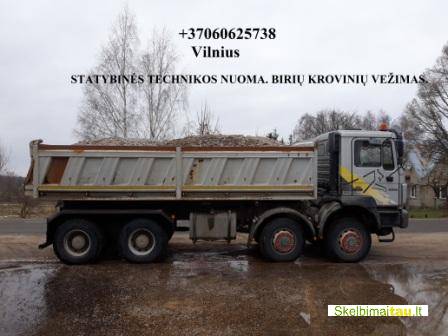 Juodzemio, augalinio, grunto, zvyro, smelio vezimas vilniuje