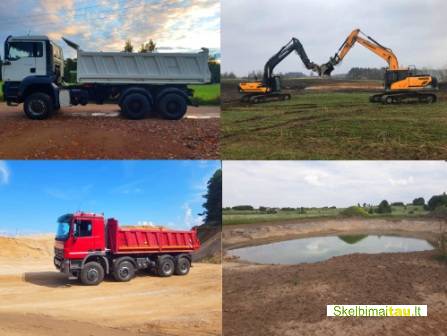 Vezame zvyra, smeli, skalda, atsijas, juodzemi, augalini