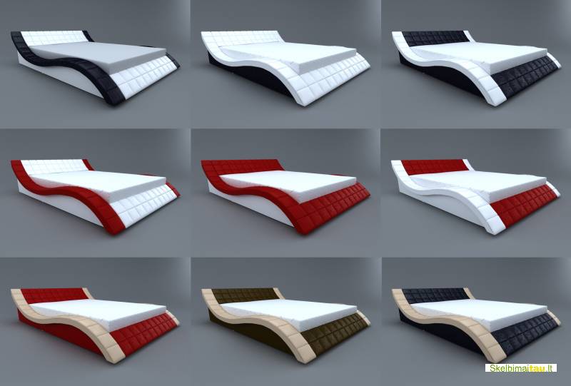 Vokiška lova bavarija įvairūs dydžiai, patalų dėžė