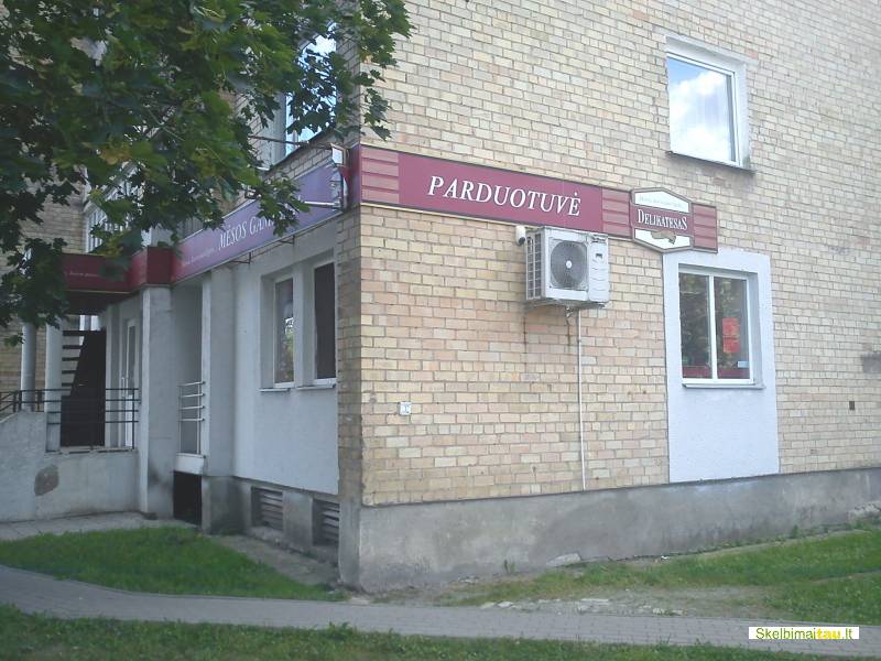 Komercinės patalpos, prekybos paskirties,radviliškio gatvėje