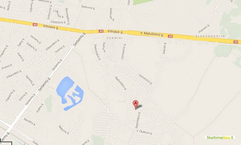 Komercinės patalpos, prekybos paskirties,radviliškio gatvėje