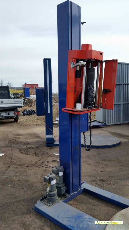 Naudotas palečių vyniotuvas