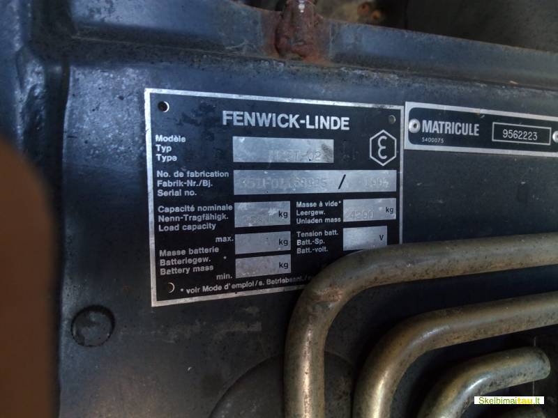 Naudotas, patvarus linde h25t-02 dujinis krautuvas.