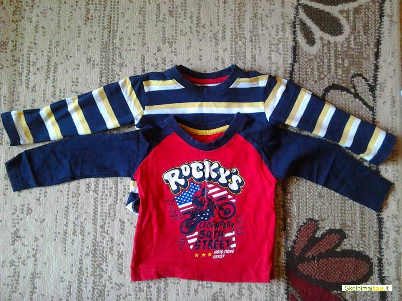 Rūbeliai berniukui nuo gimimo iki 2 metų