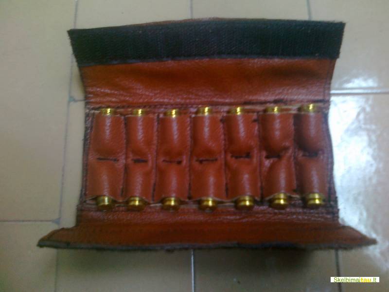 Šovininė-dėtuvė 9 kalibro šoviniams pistoletui,revov. 25 lt