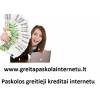 Paskolos internetu. ilgalaikiai kreditai. vartojimo paskola.